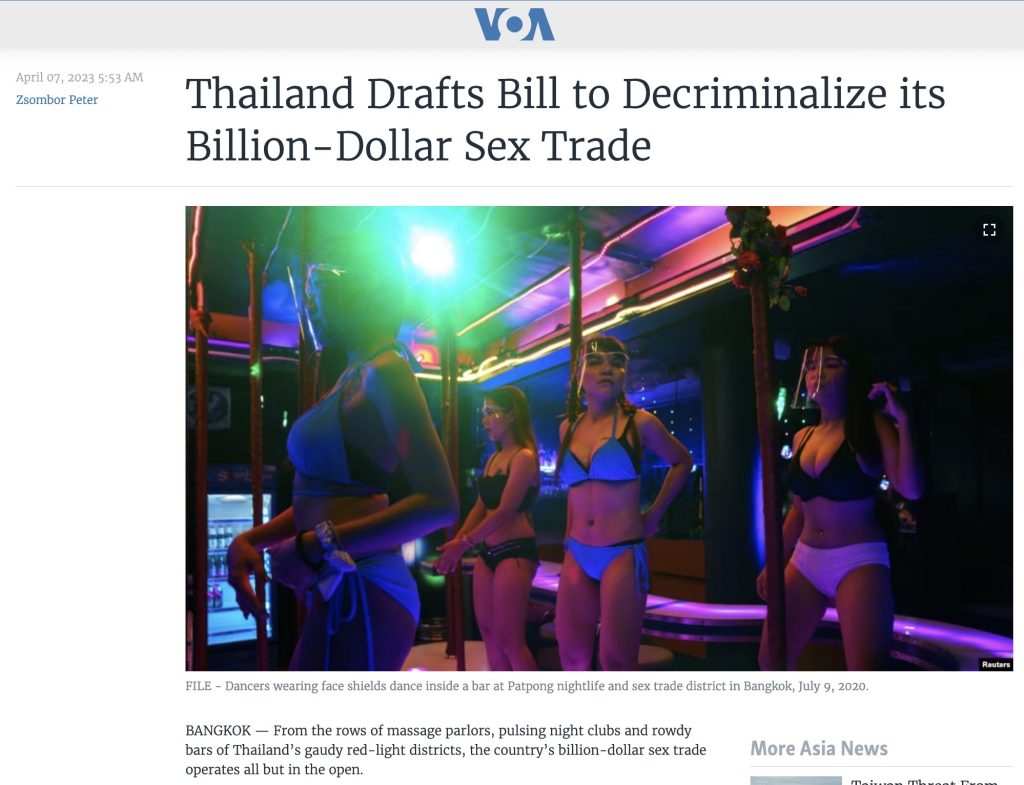 Legalisation Of Thai Sex Work 15 Questions For Travel And Tourism To Consider Now