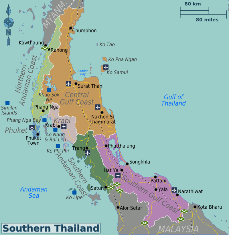 800px Southern thailand regions | eTurboNews | eTN